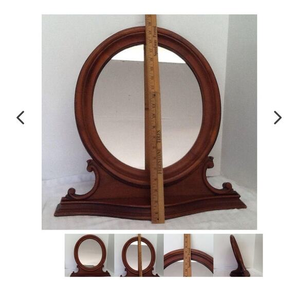 ANTIQUE JOHN M SMYTH CHICAGO FURNITURE WALNUT DRESSER VANITY MIRROR EARLY 1900's - Picture 9 of 9